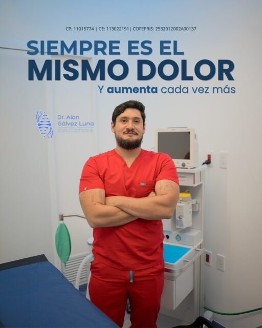 Muchas personas aprenden a vivir con el dolor lumbar porque aparece poco a poco. ⚠️ Pero cuando las molestias duran años, dejan de ser normales y empiezan a limitar tu vida. 🩺Conocer la causa es el primer paso para un tratamiento adecuado. 📍 Agenda tu valoración médica. 

Dr. Alan Valente Gálvez Luna
⚕️Especialista en Medicina del Dolor e intervencionismo Avanzado en Algologia
📍 Instituto Oncológico Nacional- ION Colomos
Av. Patria 2945- Zapopan
📍 Hospital Santa Fe , consultorio 109
Cráter 10, Guadalupe, Zacatecas
📞 Guadalajara:  33 2726 1907
📞 Zacatecas: 492 264 8689
UNIVERSIDAD AUTÓNOMA DE GUADALAJARA| UAG
CP: 11015774| CE: 13022191|
COFEPRIS Santa Fe: 2532012002A00137
COFEPRIS GDL Instituto ION: 2514102002A00839