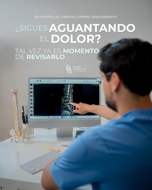 Cuando el dolor persiste o comienza a limitar tus actividades, es importante conocer qué lo está causando. 🩺⚠️ Una valoración adecuada permite definir el tratamiento más conveniente para cada caso. Agenda tu valoración. 📲
Dr. Alan Valente Gálvez Luna
⚕️Especialista en Medicina del Dolor e intervencionismo Avanzado en Algologia
📍 Instituto Oncológico Nacional- ION Colomos
Av. Patria 2945- Zapopan
📍 Hospital Santa Fe , consultorio 109
Cráter 10, Guadalupe, Zacatecas
📞 Guadalajara: 33 2726 1907
📞 Zacatecas: 492 264 8689
UNIVERSIDAD AUTÓNOMA DE GUADALAJARA| UAG
CP: 11015774| CE: 13022191|
COFEPRIS Santa Fe: 2532012002A00137
COFEPRIS GDL Instituto ION: 2514102002A00839