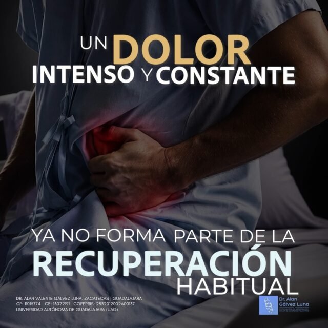 Si después de una cirugía de columna el dolor continúa por meses, no conviene normalizarlo. 🩺⚠️ Identificar qué mantiene las molestias permite buscar un manejo más específico y recuperar funcionalidad. Agenda tu valoración. 📲
Dr. Alan Valente Gálvez Luna
⚕️Especialista en Medicina del Dolor e intervencionismo Avanzado en Algologia
📍 Instituto Oncológico Nacional- ION Colomos
Av. Patria 2945- Zapopan
📍 Hospital Santa Fe , consultorio 109
Cráter 10, Guadalupe, Zacatecas
Reserva tu cita →
📞 Guadalajara: 33 2726 1907
📞 Zacatecas: 492 264 8689
UNIVERSIDAD AUTÓNOMA DE GUADALAJARA| UAG
CP: 11015774| CE: 13022191|
COFEPRIS Santa Fe: 2532012002A00137
COFEPRIS GDL Instituto ION: 2514102002A00839