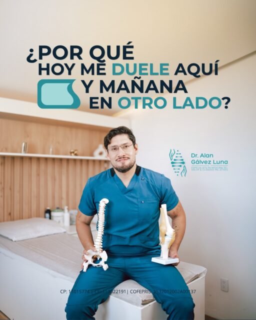 El dolor en diferentes zonas no siempre significa que existan varios problemas. 🩺🔎 En algunos casos, las molestias pueden compartir un mismo origen. Identificar correctamente de dónde provienen permite orientar el manejo de forma más precisa. Si presentas dolor en distintas partes del cuerpo, agenda tu valoración. 📲 

Dr. Alan Valente Gálvez Luna
⚕️Especialista en Medicina del Dolor e intervencionismo Avanzado en Algologia
📍 Instituto Oncológico Nacional- ION Colomos
Av. Patria 2945- Zapopan
📍 Hospital Santa Fe , consultorio 109
Cráter 10, Guadalupe, Zacatecas
📞 Guadalajara:  33 2726 1907
📞 Zacatecas: 492 264 8689
UNIVERSIDAD AUTÓNOMA DE GUADALAJARA| UAG
CP: 11015774| CE: 13022191|
COFEPRIS Santa Fe: 2532012002A00137
COFEPRIS GDL Instituto ION: 2514102002A00839

#MedicinaDelDolor #DolorCrónico #ManejoDelDolor #Algología #calidaddevida
